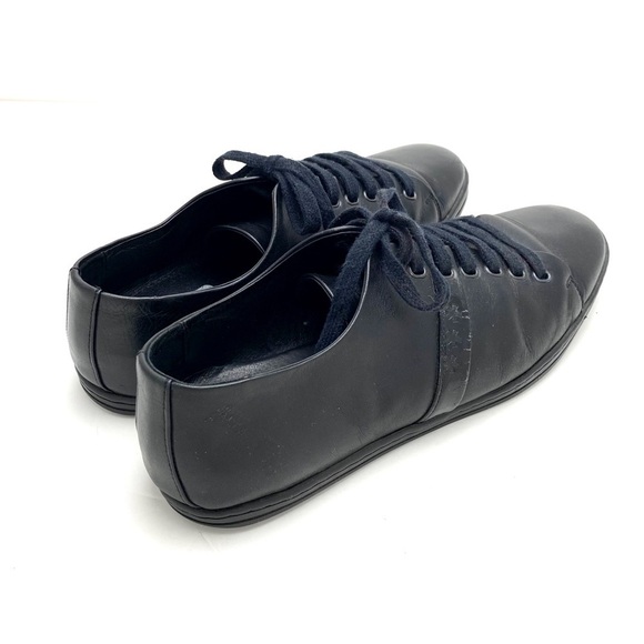 SWEAR London Leather Flat Sneaker In Black Size 41 - Picture 7 of 11